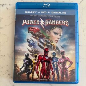 Saban's Power Rangers (Blu-ray + DVD, 2017) 2-Disc Combo Set - Very Good
